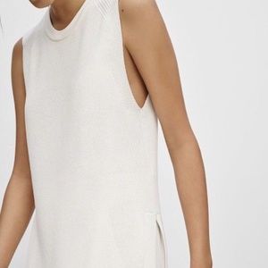 Tunic Sleeveless Knit Sweater